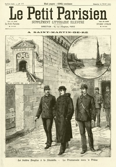 Alfred Dreyfus, Saint-Martin-de-Re, Fransa