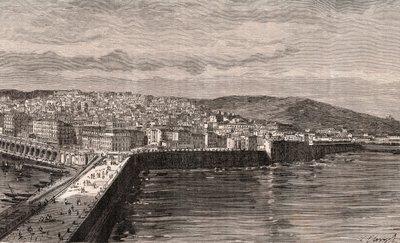 Cezayir - Cezayir - Cezayir - V.A. Malt-Kahverengi. 1884 by French School