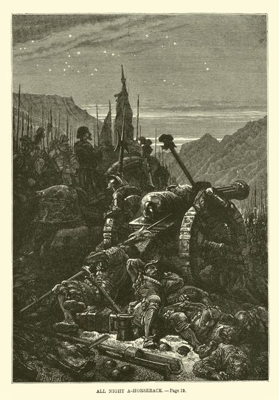 Bütün gece at sırtında by French School