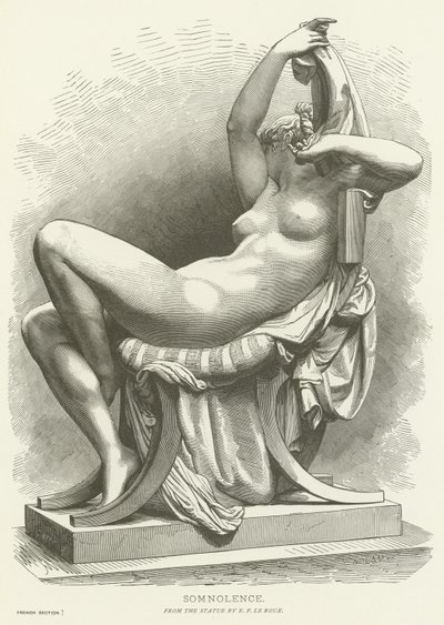 Somnolans Alegori by French School