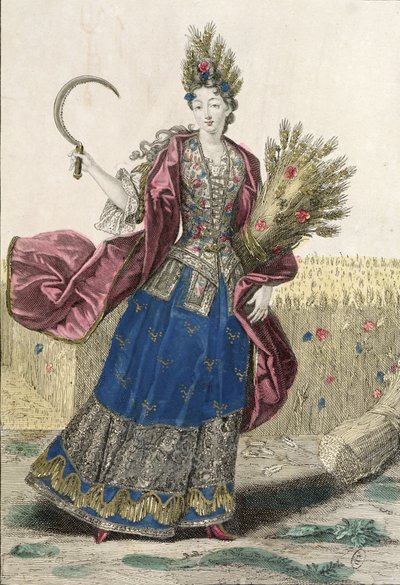 Yaz Alegorisi by French School