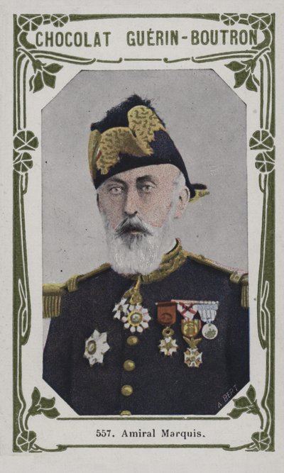 Amiral Marki (renkli fotoğraf) by French School