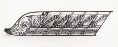 Delion tarafından tasarlanan Art Deco merdiven korkuluğu, c.1920