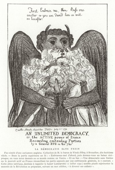 Sınırsız Demokrasi, 1792 by French School