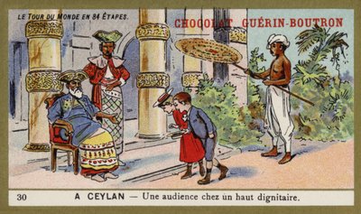 Yüksek saygınlığa sahip Seylan Seylan (chromolitho) by French School