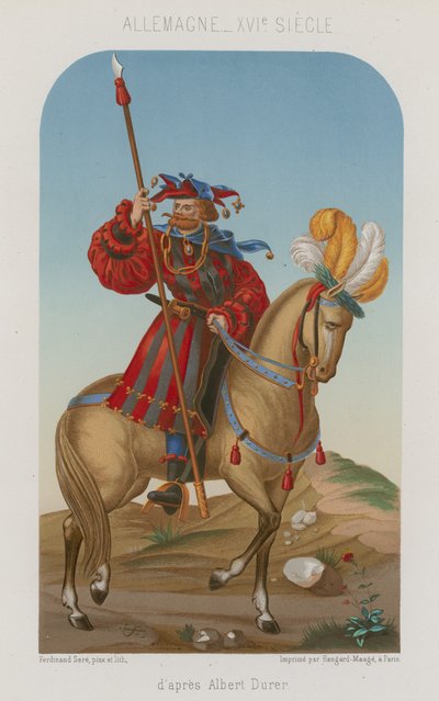 At sırtında bir asilzade by French School