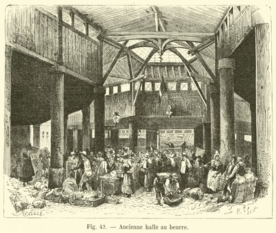Eski tereyağı pazarı by French School
