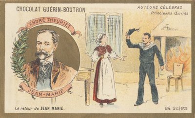 André Theuriet (1833-1907), Fransız şair, romancı ve oyun yazarı, “Jean-Marie”nin yazarı, drama (1872) by French School
