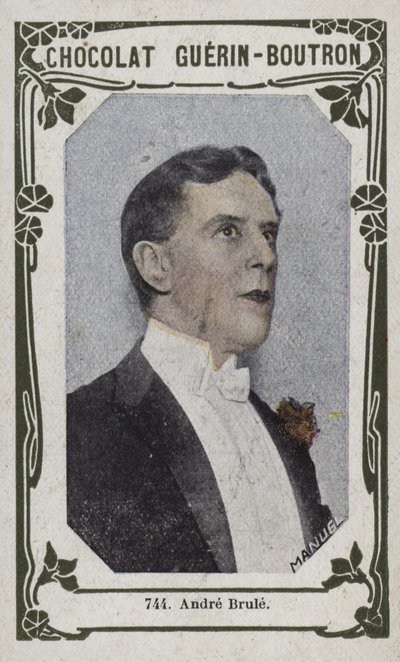 Andre Brule (renkli fotoğraf) by French School