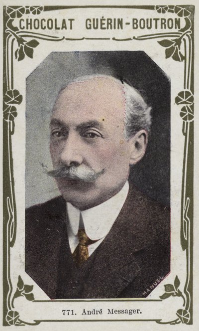 Andre Messager (renkli fotoğraf) by French School