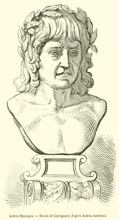 Andrea Mantegna (gravür) by French School