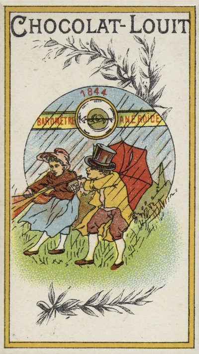 Aneroid barometre, 1844 by French School