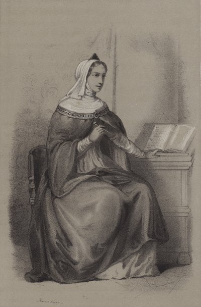 Anne De Comnene (gravür) by French School