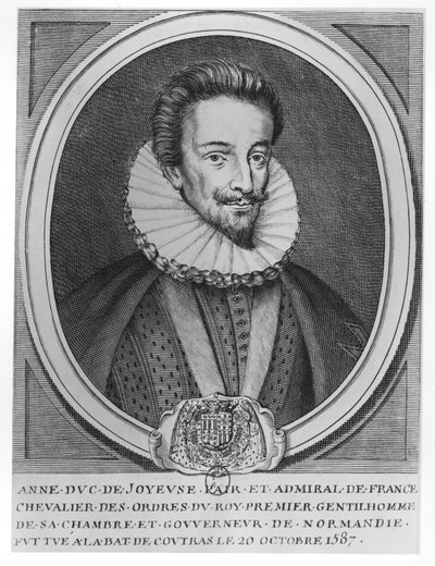 Anne, Joyeuse Dükü (gravür) by French School