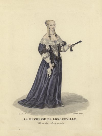 Anne Genevieve de Bourbon, Longueville Düşesi by French School