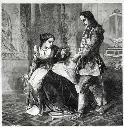 Anne Ninon”” (veya Ninon de Lenclos veya Ninon de Lanclos) by French School