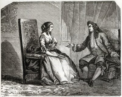 Anne Ninon”” (veya Ninon de Lenclos veya Ninon de Lanclos) by French School