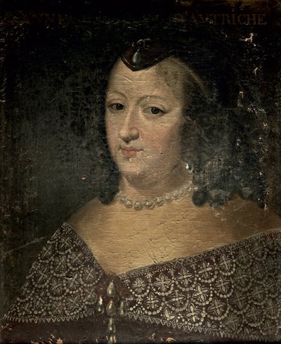 Avusturyalı Anne (1601-1666) by French School