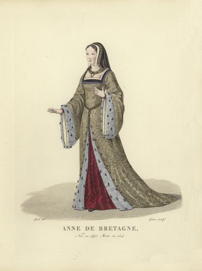 Brittany Anne, Charles VIII Kraliçesi Consort ve Fransa Louis XII by French School