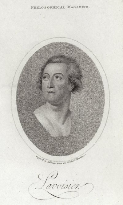 antoine lavoisier by French School