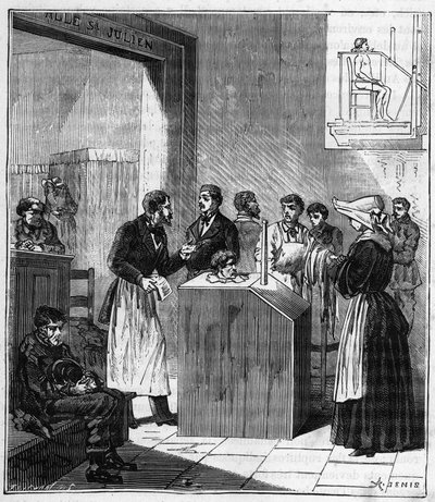 19. yüzyılın sonunda Paris