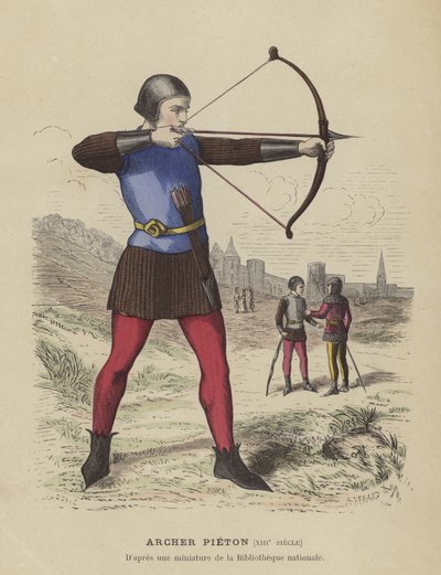 Okçu, 13. Yüzyıl by French School