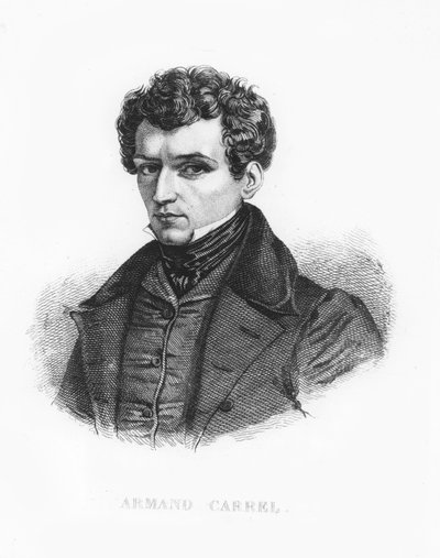 Armand Carrel (gravür) by French School