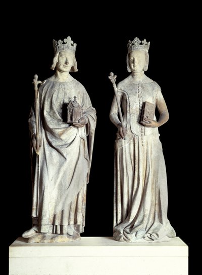 Sanat Fransa: Bilge Charles (1338-1380) ve Fransa Kraliçesi Jeanne de Bourbon (1337-1378) olarak bilinen Fransa Kralı Charles V