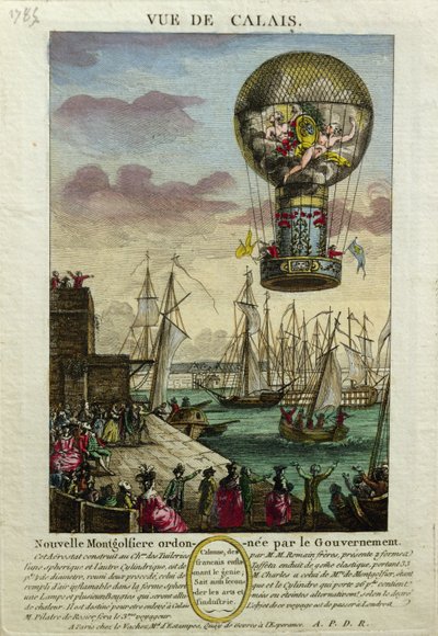 1785 yılında Calais