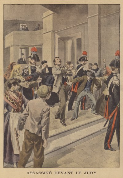 Jüri önünde suikaste kurban gitti by French School