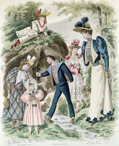 Bir Doğal Kaynakta, 1892 by French School