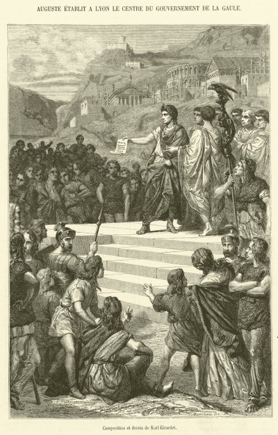 Augustus, Galya Hükümeti