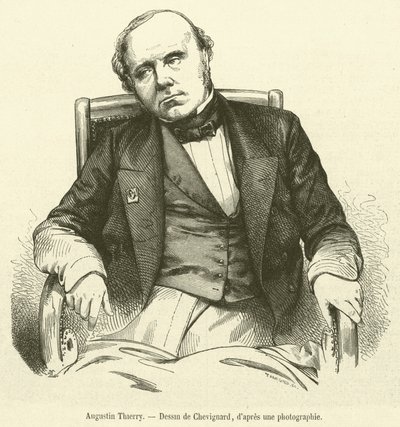 Augustin Thierry (gravür) by French School