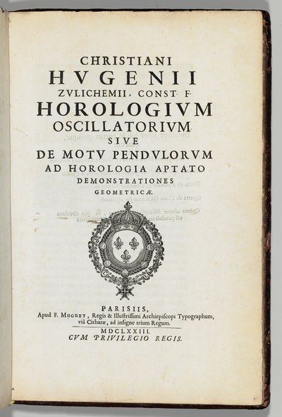 Yazarın Christiaans Huygens (1629-95), Paris: F. Muguet by French School