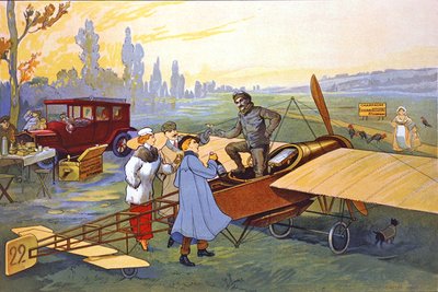 Havacılık (renkli taş) by French School