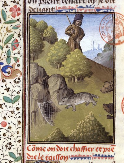 Porsuk avı - “” Gaston Phoebus, Foix Kontu, Béarn Lordu