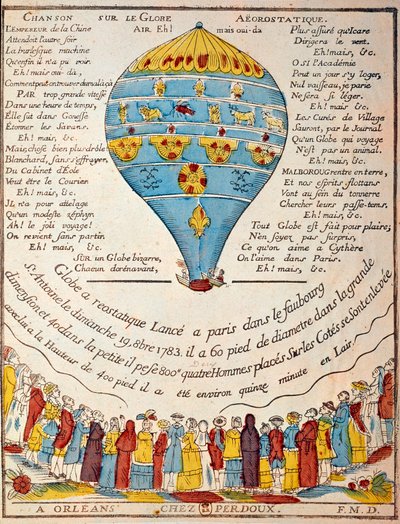 Balon uçuşu: Montgolfier kardeşlerin 19 Ekim 1783