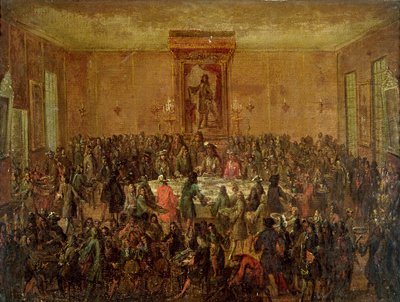 Louis XIV (1638-1715) Onuruna Belediye Kolordusu Tarafından Hotel-de-Ville