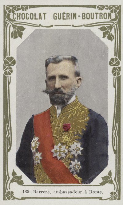 Barrere, büyükelçi a Roma (renkli fotoğraf) by French School
