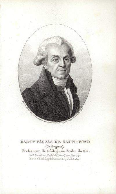 Barthelemy Faujas de Saint-Fond by French School