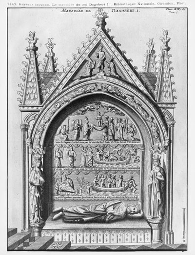 Basilica Saint-Denis, Dagobert I Mozolesi (605-39) Franks Kralı, 1862