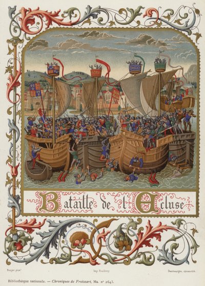 Kilit Savaşı (chromolitho) by French School