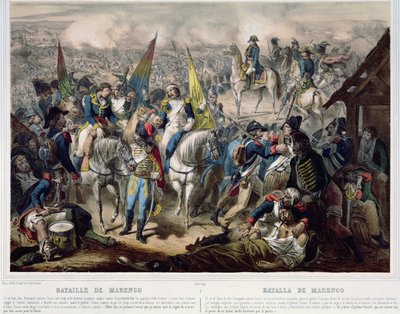 Marengo Savaşı 14 Haziran 1800 by French School