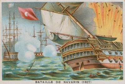 Navarin Savaşı, 1827 by French School
