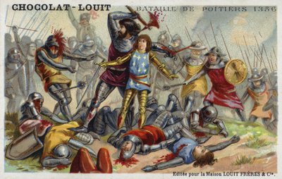 Poitiers Savaşı, Fransa, 1356 by French School