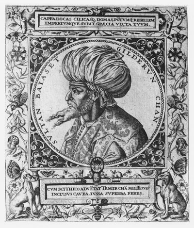 I. Bayezid (gravür) by French School