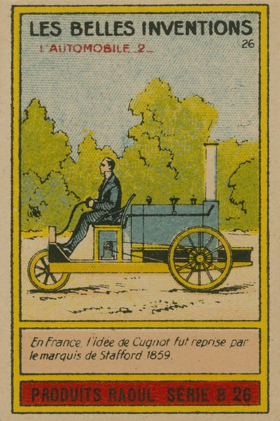 Güzel icatlar kartı, otomobil by French School