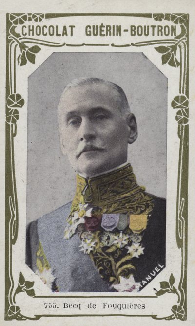 Becq de Fouquieres (renkli fotoğraf) by French School