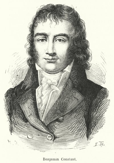 Benjamin Constant (gravür) by French School