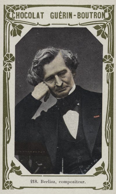 Berlioz, besteci (renkli fotoğraf) by French School